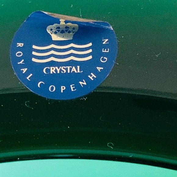 Royal Copenhagen Green Glass bowl - Picture 5 of 11